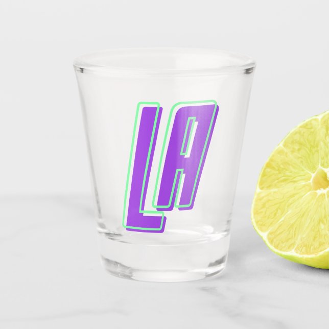 Verre A Shot LA Los Angeles (Devant)