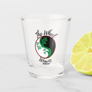 Verre A Shot La roue tisse Podcast Shot Glass
