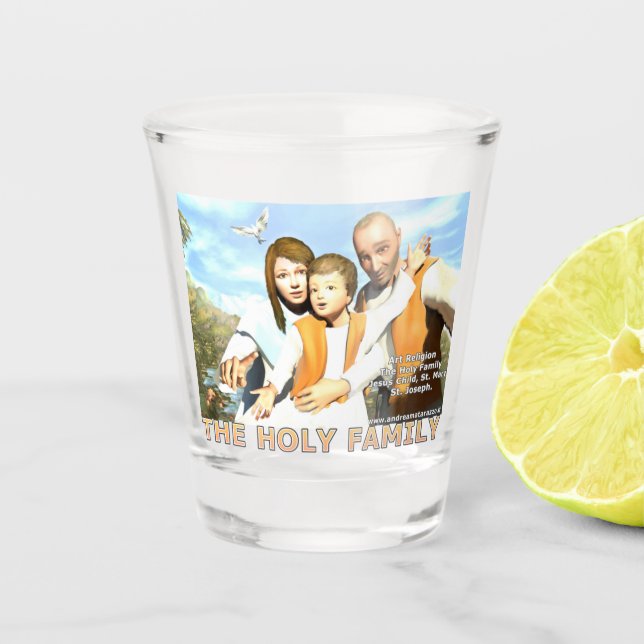 Verre A Shot La Sainte Famille (Devant)