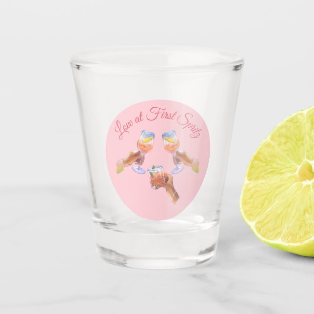 Verre A Shot La Spritz Squad | Thème de soirée Aperol pour l'en (Devant)