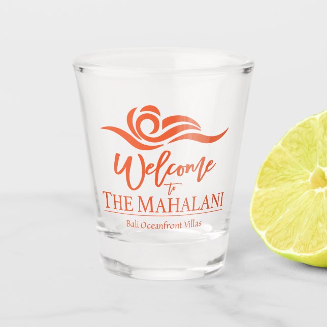 Verre A Shot L'accueil de Mahalani (Devant)