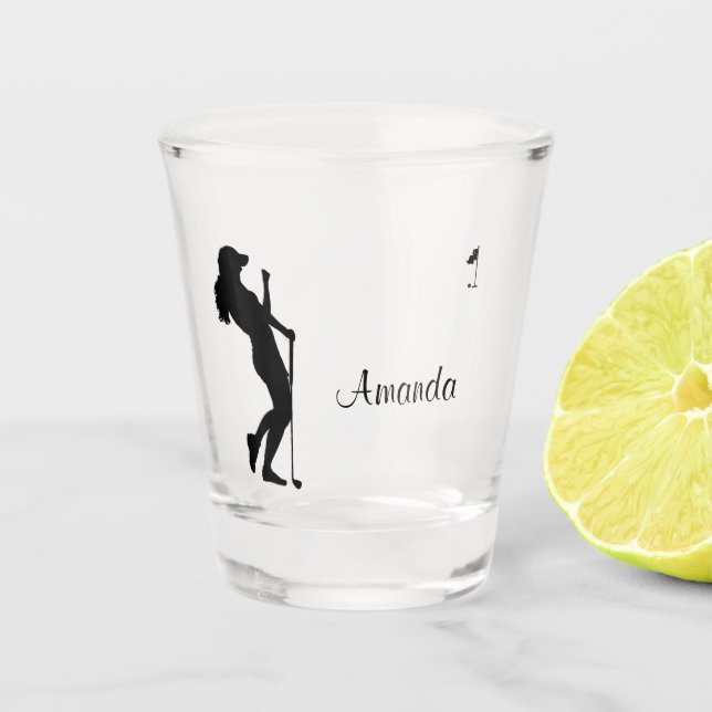 Verre A Shot Ladies Golfer Personal (Devant)
