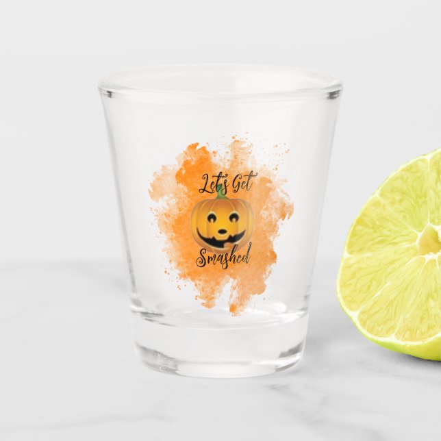 Verre A Shot Laissons-nous fondre Halloween Shot Glass cadeau (Devant)