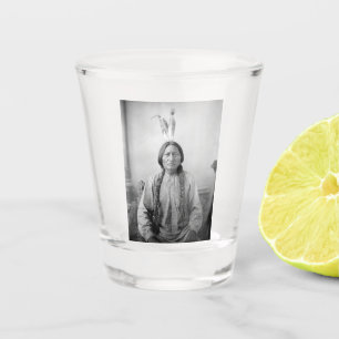 Verre A Shot Lakota Leader assis Bull Amérindien