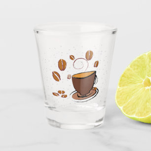 Verre A Shot L'amour du café
