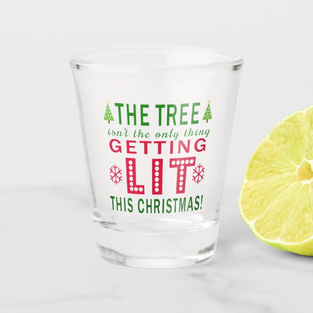 Verre A Shot L'arbre n'est pas la seule chose qui s'illumine No (Devant)