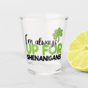 Verre A Shot l'art littéraire irlandais Saint Patrick's Day