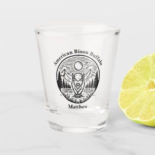Verre A Shot Le buffle d'or se tient majoritairement dans la sc