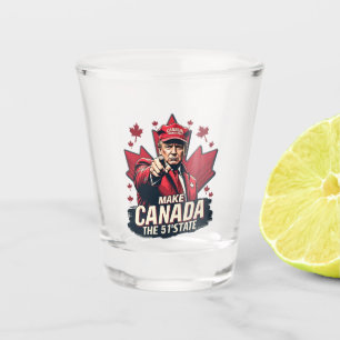 Verre A Shot Le Canada le 51e État Trump Canadien