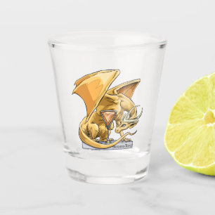 Verre A Shot Le dragon de Birthstone en novembre : Topaz