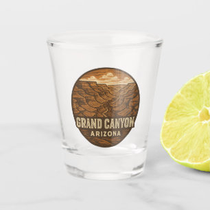 Verre A Shot Le Grand Canyon National Park Shot Glass