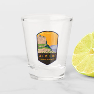 Verre A Shot Le monument national de Scotts Bluff