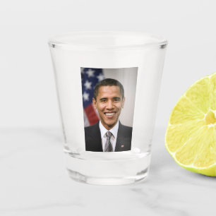 Verre A Shot Le président américain élu Barack Obama