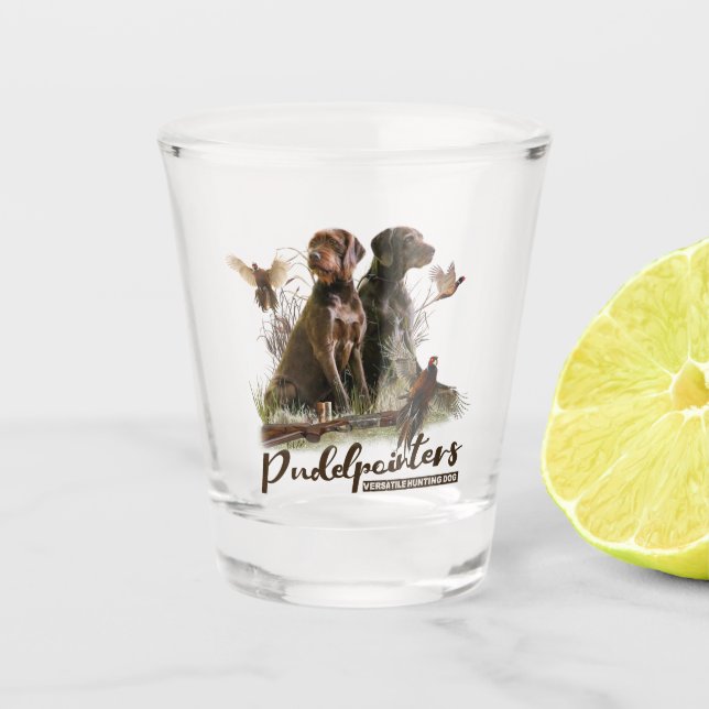Verre A Shot Le Pudelpointer Shot Glass (Devant)