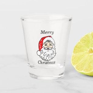 Verre A Shot Le visage du Père Noël