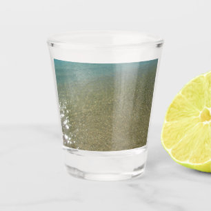 Verre A Shot L'eau sur la plage I Photographie Abstraite de la