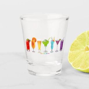 Verre A Shot Les cocktails alcoolisés de SlipperyJoe pour la co