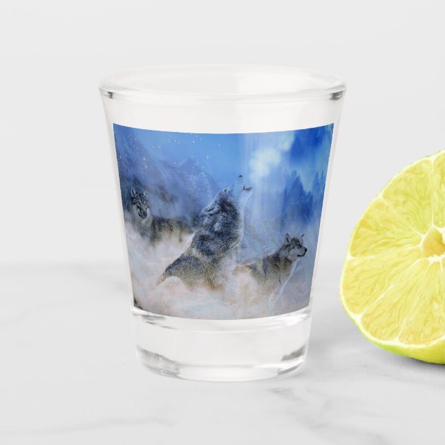 Verre A Shot Les Eaux de loup (Devant)
