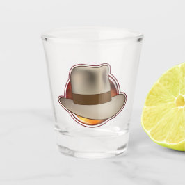 Verre A Shot Les lunettes de tir du logo Fedora Chronicles Fire