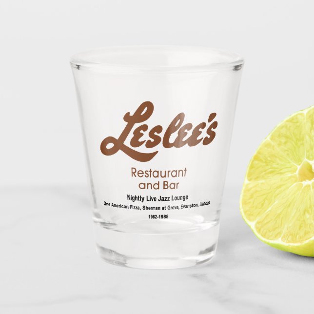 Verre A Shot Leslee's Restaurant and Bar, Evanston, Illinois (Devant)