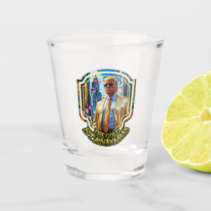 Verre A Shot L'étalon or - Président Trump 2024