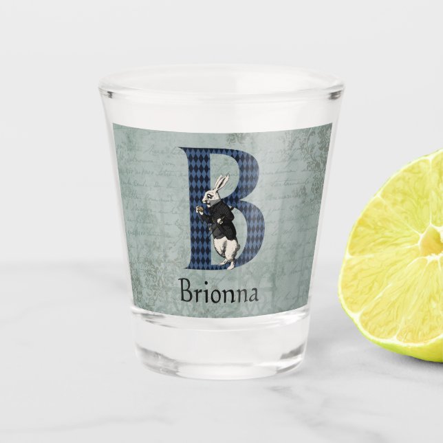 Verre A Shot LETTRE BLANCHE DE TAPIS B WONderland (Devant)
