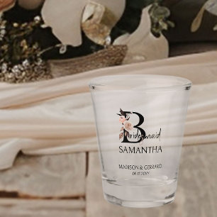 Verre A Shot LETTRE FÉMININE Neutre Fleur FEMME FEMME