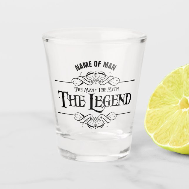 Verre A Shot L'Homme, Le Mythe, La Légende (Devant)