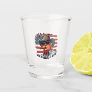 Verre A Shot Liberté pour Trump américain du Golfe