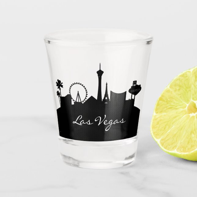 Verre A Shot Ligne de Las Vegas (Devant)
