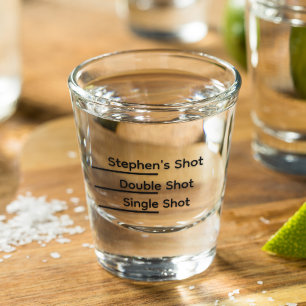 Verre A Shot Ligne de tir drôle personnalisée