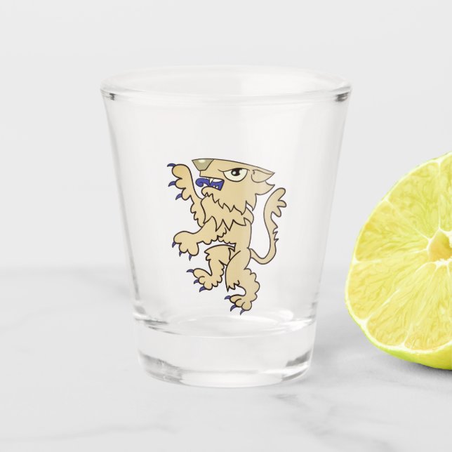 Verre A Shot Lion rampant (Devant)