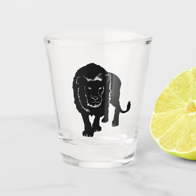 Verre A Shot Lion Shot Glass - Personnalisable (Devant)