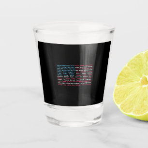 Verre A Shot Liste 46 présidents américains des États-Unis s'am
