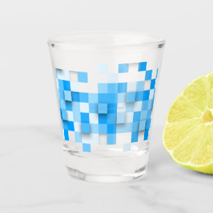 Verre A Shot l'œuvre en carrés de SlipperyJoe's mosaïque modern