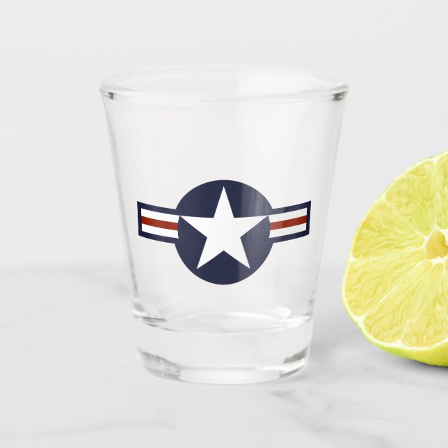 Verre A Shot Logo de la Force aérienne (Devant)