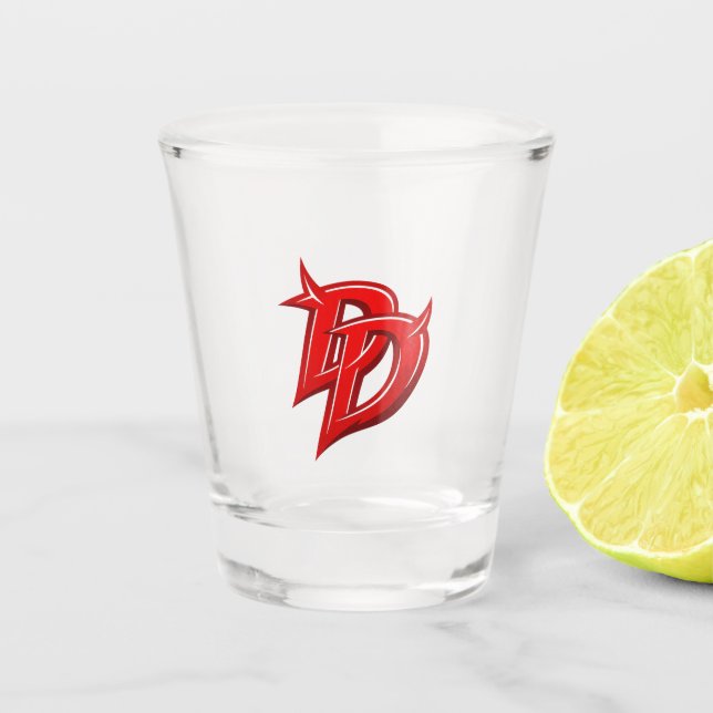 Verre A Shot Logo inspiré de Daredevil (Devant)