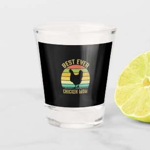 Verre A Shot Louvain de poulet Meilleure mère du poulet