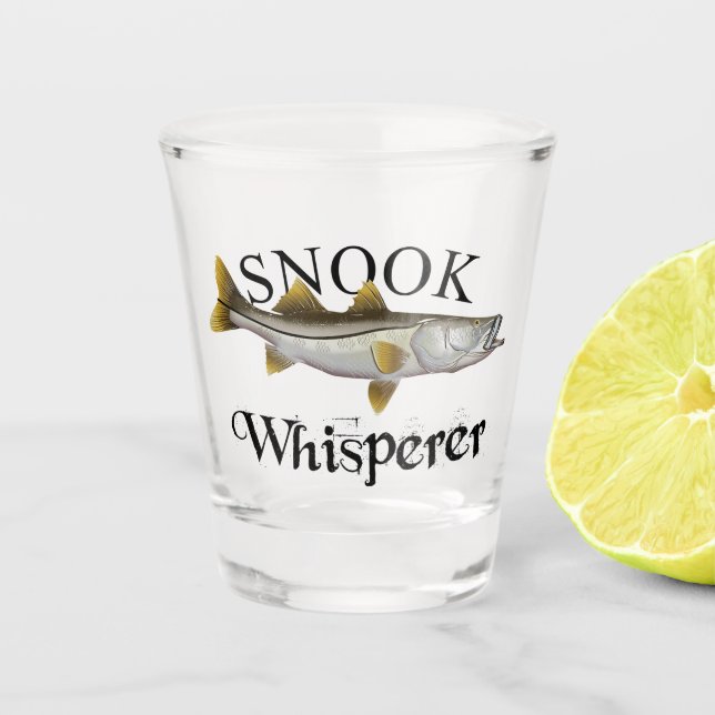 Verre A Shot Lumière de Snook Whisperer (Devant)