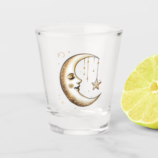 Verre A Shot Lune étoilée