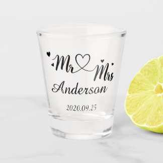 Verre A Shot M. et Mme