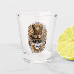 Verre A Shot Machine rétro Voodoo à vapeur crâne