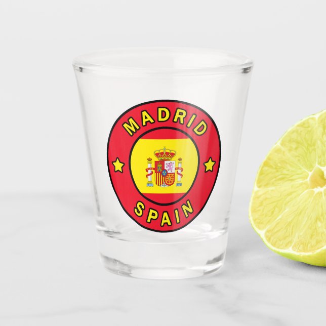 Verre A Shot Madrid Espagne (Devant)