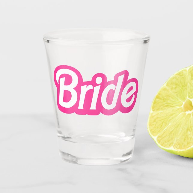 Verre A Shot Malibu Bride Shots, Malibu Pink Bachelorette (Devant)