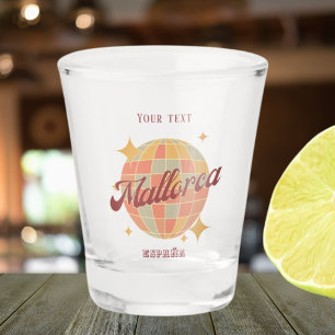 Verre A Shot Mallorca Espagne fête de fête souvenir