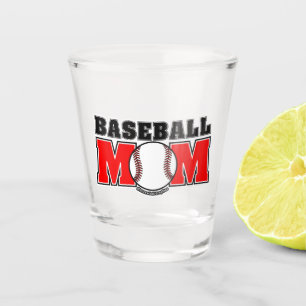 Verre A Shot Maman de baseball