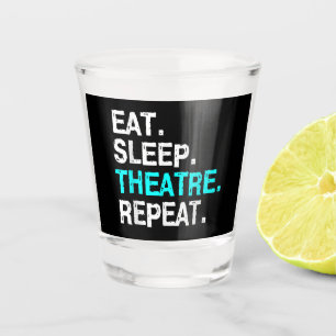 Verre A Shot Manger Théâtre du sommeil Répéter