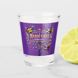 Verre A Shot Mardi Gras