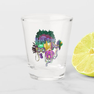 Verre A Shot Mardi Gras
