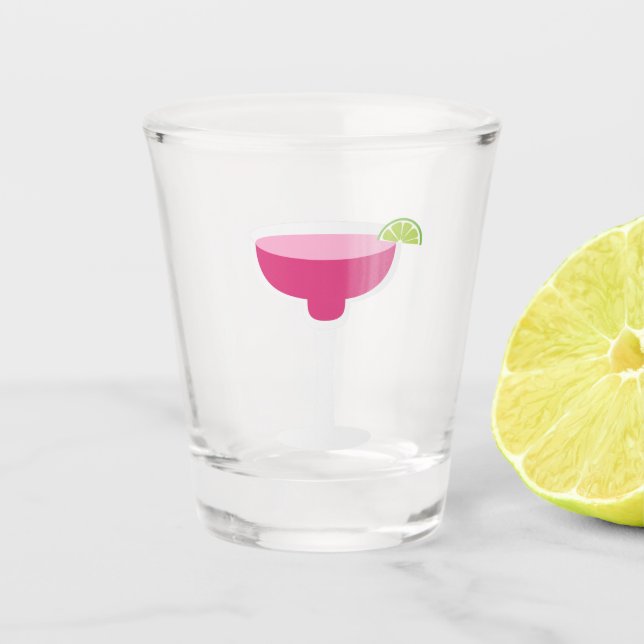 Verre A Shot Margarita, rose (Devant)